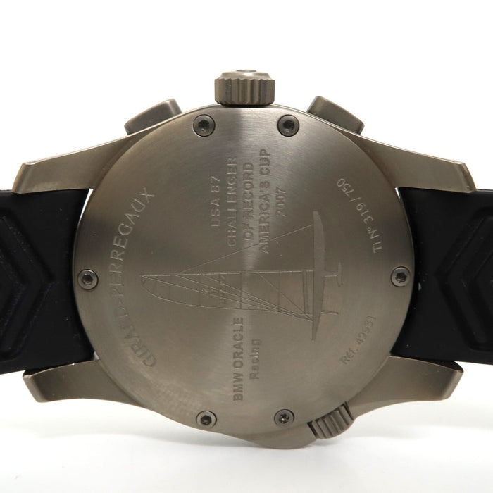 Girard Perregaux BMW Oracle Racing Chronograph Black Dial Titanium 43MM 49931