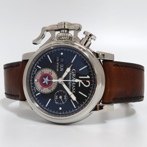 Graham Chronofighter Vintage America Black Dial Automatic 44MM Steel 2CVAS.B14A