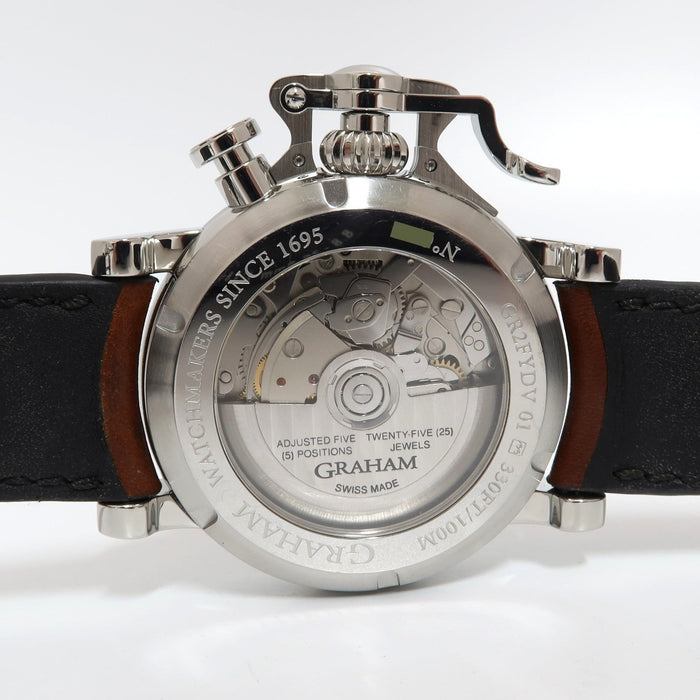 Graham Chronofighter Vintage America Black Dial Automatic 44MM Steel 2CVAS.B14A