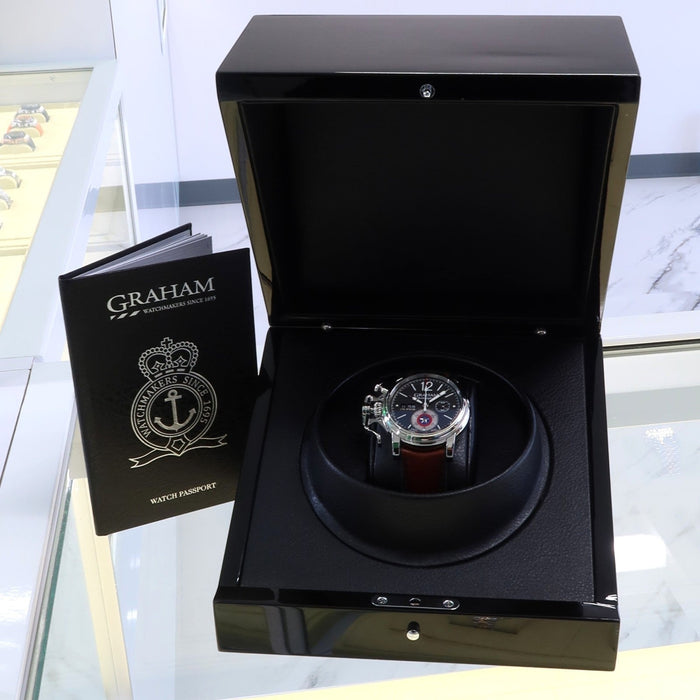 Graham Chronofighter Vintage America Black Dial Automatic 44MM Steel 2CVAS.B14A