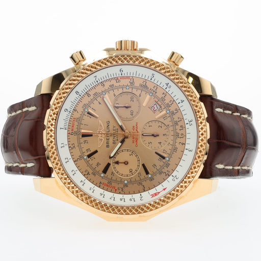 Breitling Bentley Motors 6.75 Solid 18kt Rose Gold  H25362
