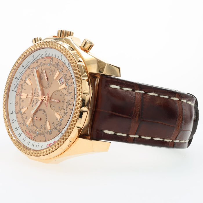 Breitling Bentley Motors 6.75 Solid 18kt Rose Gold  H25362