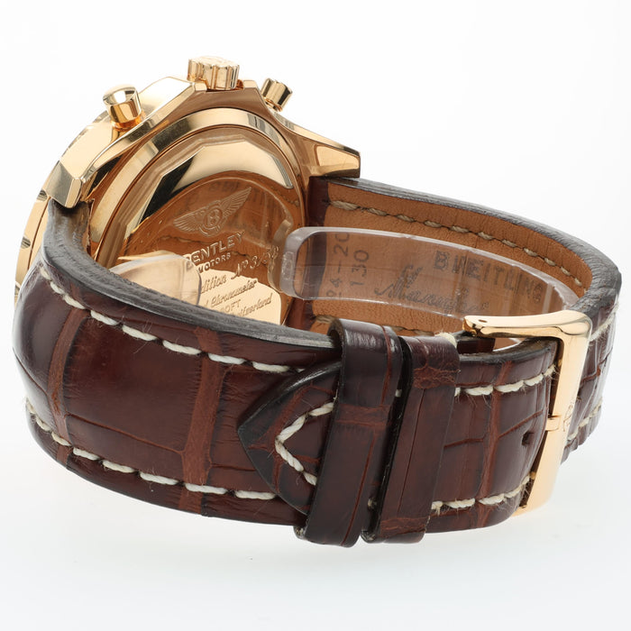 Breitling Bentley Motors 6.75 Solid 18kt Rose Gold  H25362