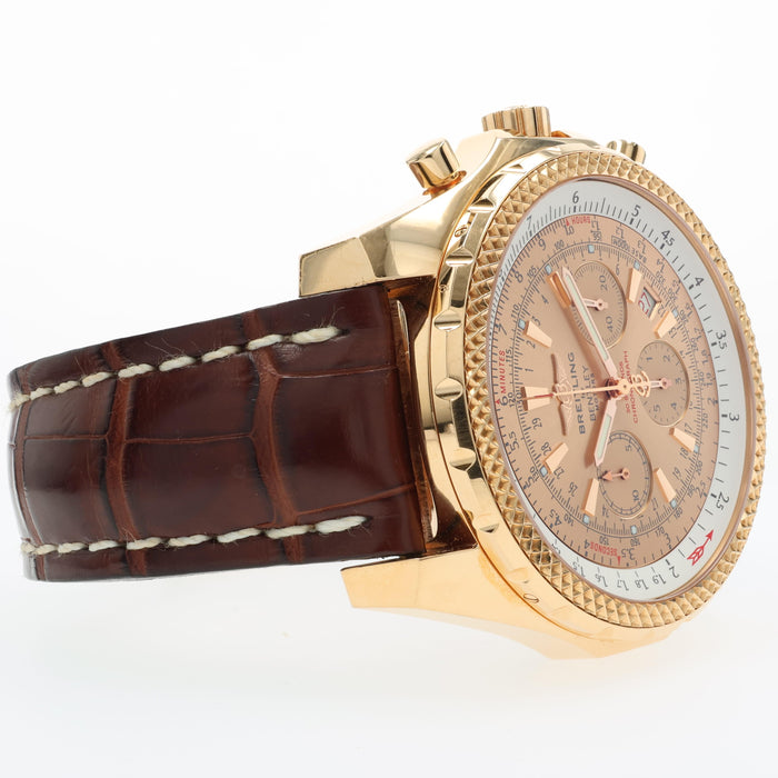 Breitling Bentley Motors 6.75 Solid 18kt Rose Gold  H25362