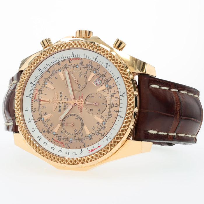 Breitling Bentley Motors 6.75 Solid 18kt Rose Gold  H25362