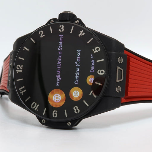 Hublot Big Bang E Black 42MM Digital Red/Black Rubber 440.CI.1100.RX