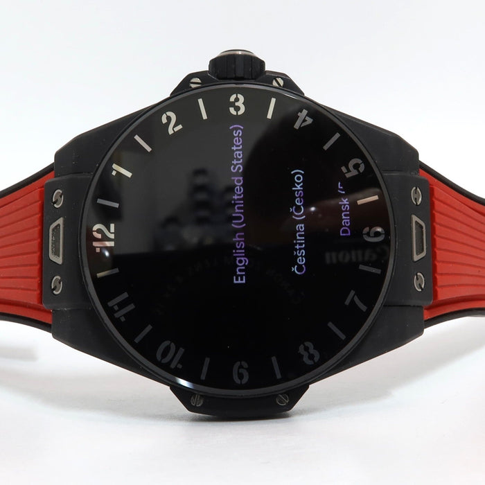Hublot Big Bang E Black 42MM Digital Red/Black Rubber 440.CI.1100.RX
