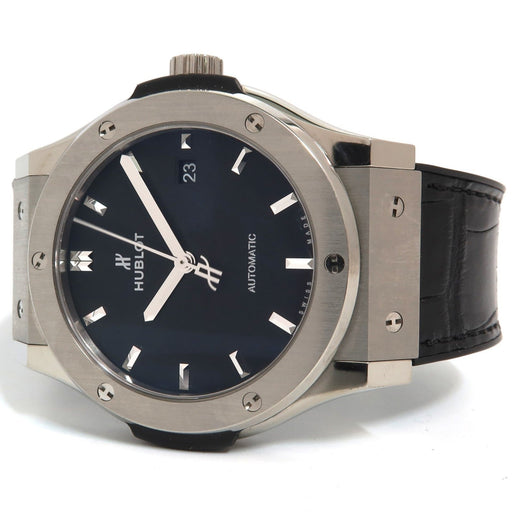 Hublot Classic Fusion 42mm Black Dial Titanium Automatic 542.NX.1171.LR