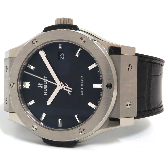 Hublot Classic Fusion 42mm Black Dial Titanium Automatic 542.NX.1171.LR