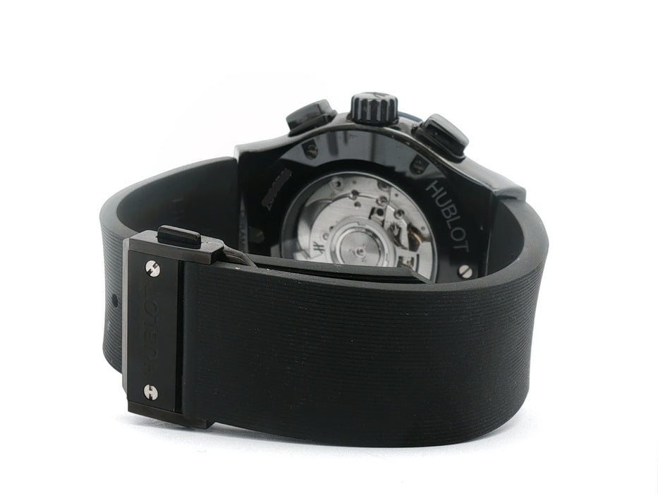 Hublot Classic Fusion Blue Dial Black Ceramic Chronograph 45MM 521.CM.7170.LR