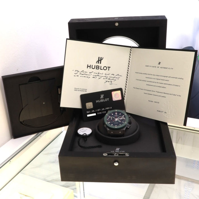 Hublot Classic Fusion Chronograph Limited Edition Mexico 521.CG.1137.LR.FMF14