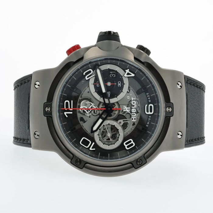 Hublot Classic Fusion Ferrari GT Titanium Skeleton Chronograph 526.NX.0124.VR