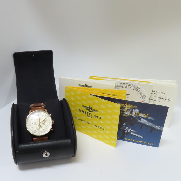 Breitling Spatiographe Navitimer Chronograph 41MM 18kt Rose Gold H36030.1
