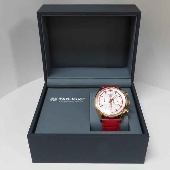 TAG Heuer Carrera X Porsche RS 2.7 Chrono Solid 18kt Rose Gold CBN2045.FC8316
