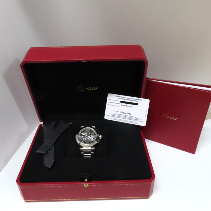 Cartier Pasha Skeleton Automatic Stainless Steel 41mm WHPA0007 4282
