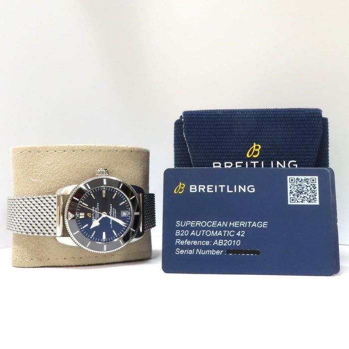 Breitling Superocean Heritage II Black Dial 42MM Stainless Steel AB2010