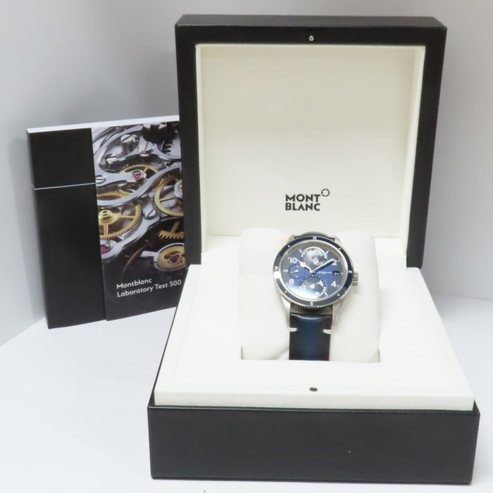 Montblanc 1858 Geosphere 42MM Titanium Blue Dial Automatic 125565