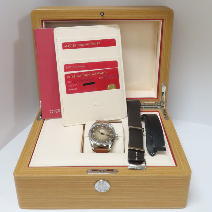 Omega Railmaster Heritage Small Seconds 38mm Brown Dial 235.12.38.20.13.001