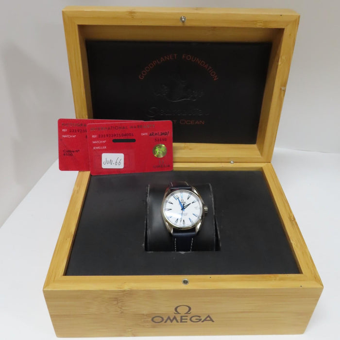 Omega Seamaster Aqua Terra White Dial Stainless Steel 38.5MM 220.13.41.21.01.001