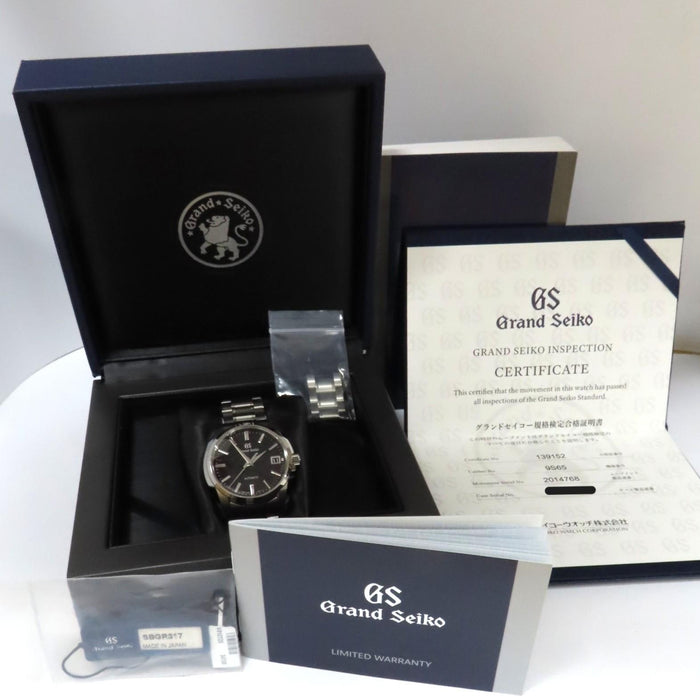 Grand Seiko Heritage Collection Black Dial Stainless Steel SBGR317