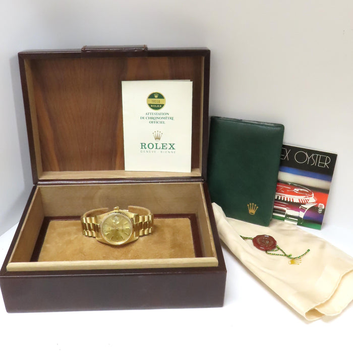 Rolex Day-Date 36mm President Solid 18kt Yellow Gold 18038