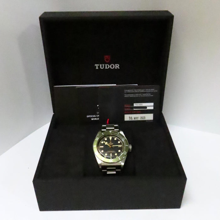 Tudor Black Bay "Harrod's" Green Bezel Stainless Steel 79230G