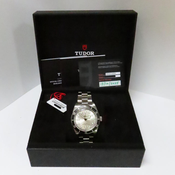 Tudor Black Bay Silver Dial Black Bezel Stainless Steel 7943A1A0NU