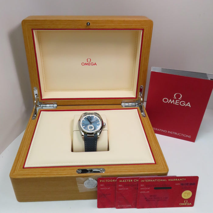 Omega Seamaster Aqua Terra Small Seconds Blue Dial  220.12.41.21.03.006