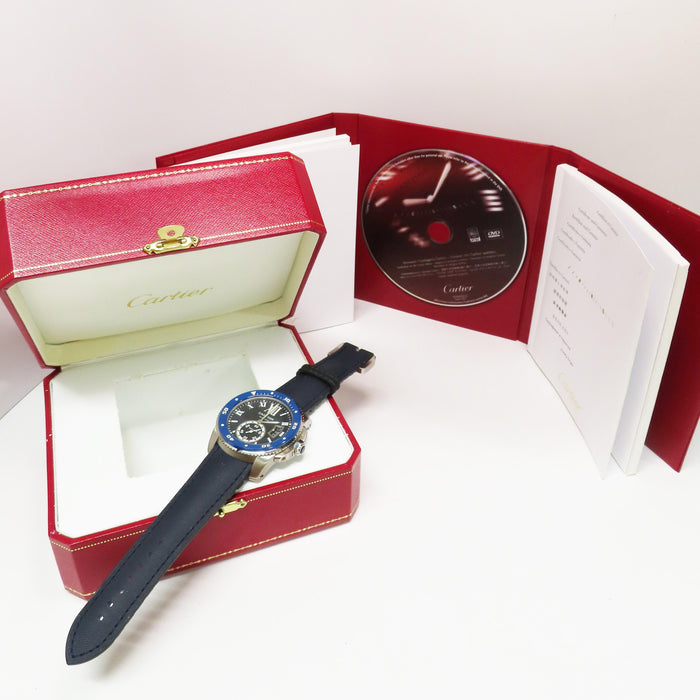 Cartier Calibre de Cartier Stainless Steel 42MM Blue Dial WSCA0010 3729
