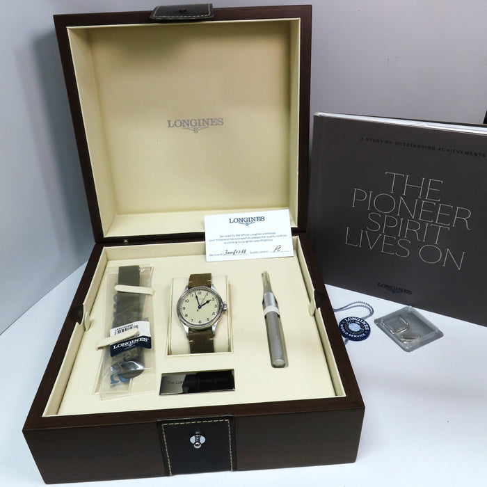Longines Heritage Military Stainless Steel 38.5mm L2.819.4.93.2