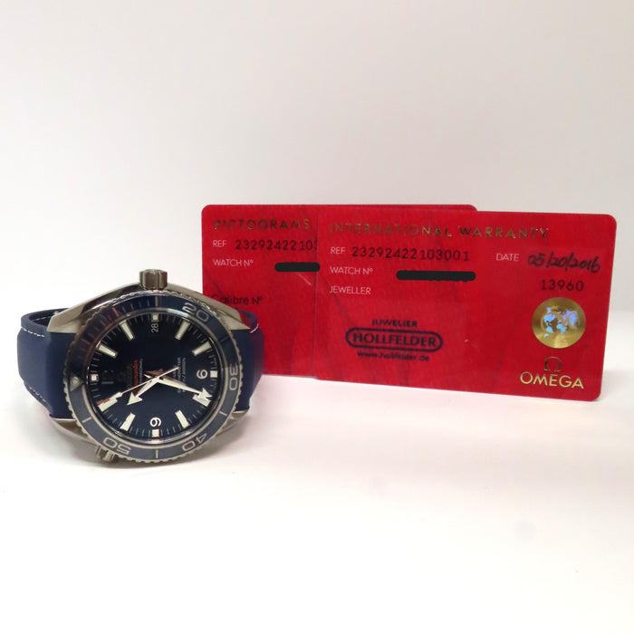 Omega Seamaster Planet Ocean Blue Dial Automatic Steel 232.92.42.21.03.001