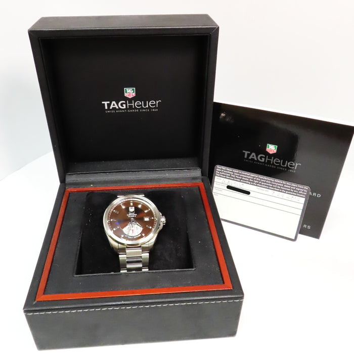 Tag Heuer Grand Carrera Brown Dial Stainless Steel WAV511C