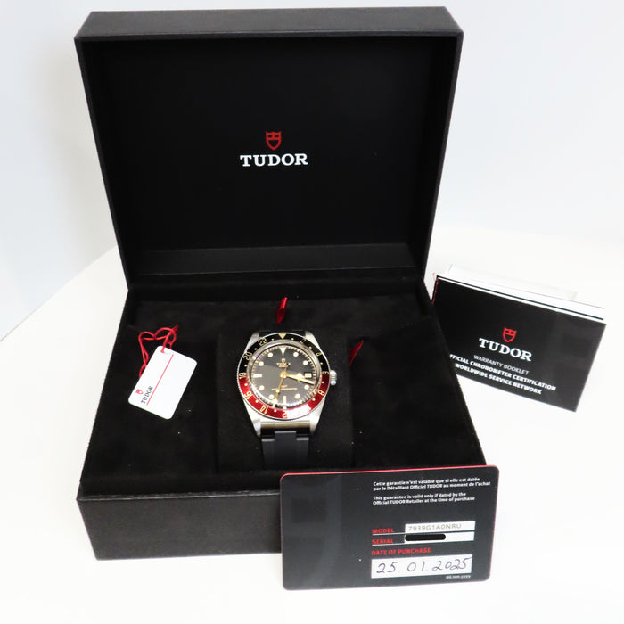 Tudor Black Bay 58 GMT Black and Red Bezel Stainless Steel 7939G1A0NRU