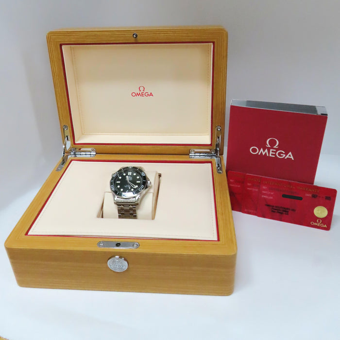 Omega Seamaster Green Dial "Seaweed" Stainless Steel 210.30.42.20.10.001