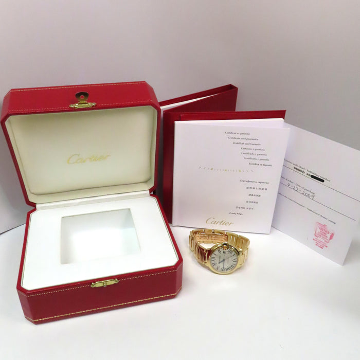Cartier Ballon Bleu 36mm Solid 18kt Yellow Gold W69003Z2 3002
