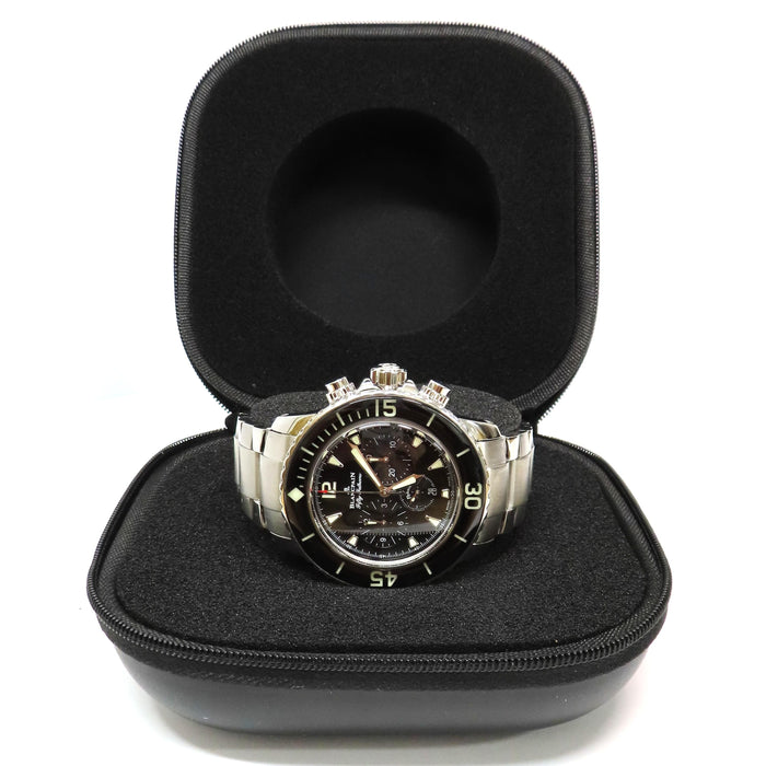 Blancpain Fifty Fathoms Black Dial Stainless Steel Chronograph 5085F-1130-71S