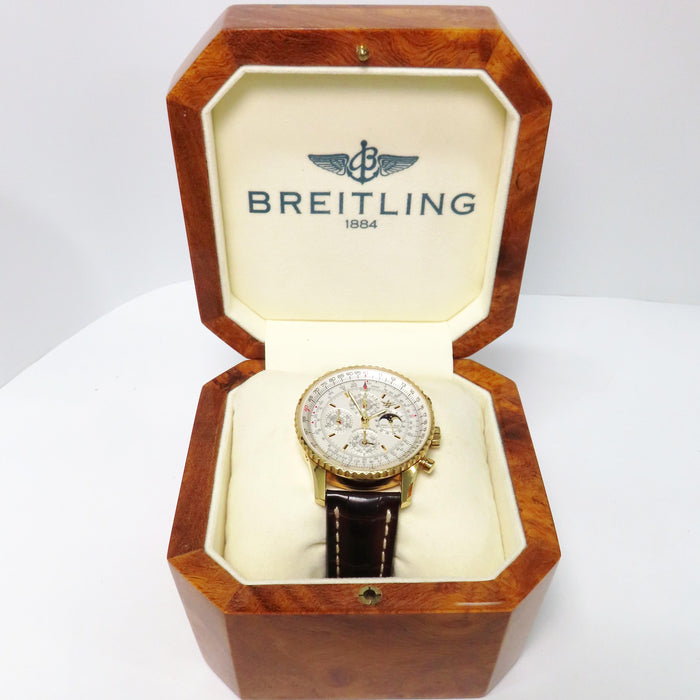 Breitling Navitimer 43mm Quantieme Perpetual Calendar 18kt Yellow Gold K29320