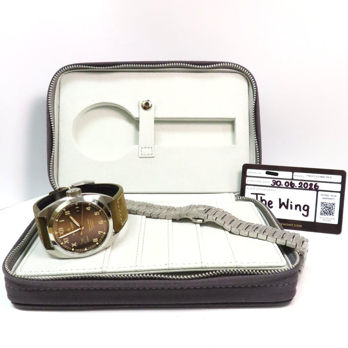 Bremont HMAF Terra Nova Caramel 40.5mm Stainless Steel Date TN40-DT-SS-HMAF-BR-B