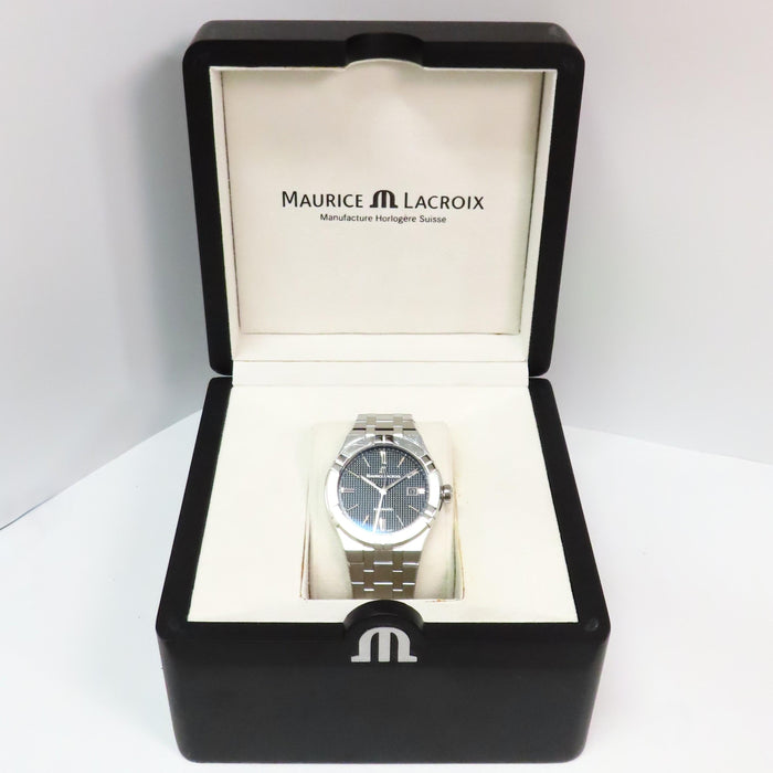 Maurice LaCroix Aikon 42mm Automatic Black Dial Solid Stainless Steel AI6008