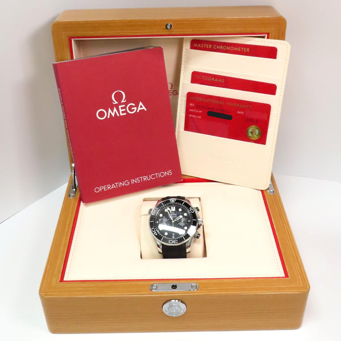 Omega Seamaster Chronograph Black Dial 44mm Automatic Steel 210.32.44.51.01.001