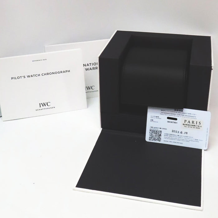 IWC Pilot Spitfire Chronograph Black Dial Stainless Steel 41MM IW387901