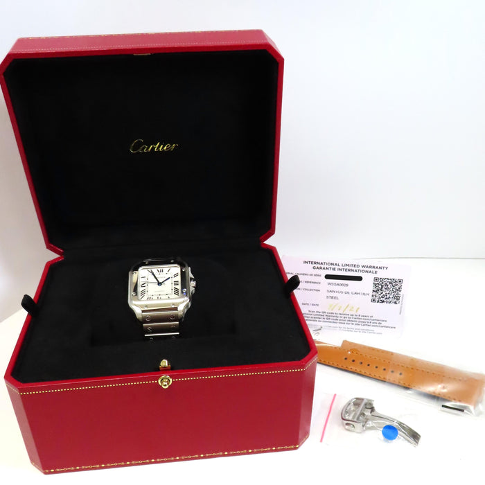 Cartier Santos Medium 35mm Automatic Stainless Steel WSSA0029 4075