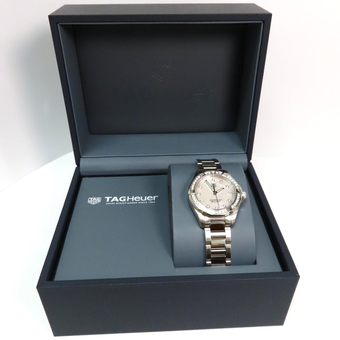 Tag Heuer Aquaracer Ladies Factory Mother of Pearl Dial Stainless Steel WAY1314