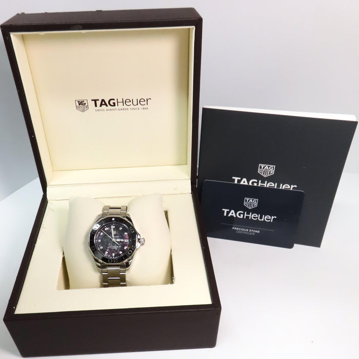 Tag Heuer Aquaracer Black Mother of Pearl Quartz Stainless Steel WAY131M