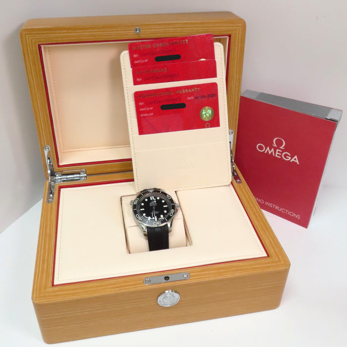 Omega Seamaster Diver 300m Black Dial 42mm Stainless Steel 210.32.42.20.01.003