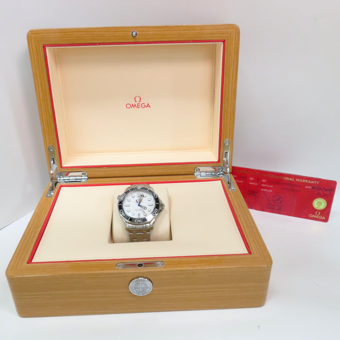 Omega Seamaster White Dial Automatic Stainless Steel 210.30.42.20.04.001
