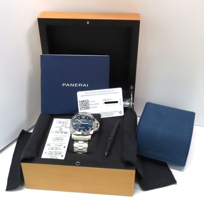 Panerai Luminor Marine Speccio Blu 44MM Automatic Stainless Steel PAM001316
