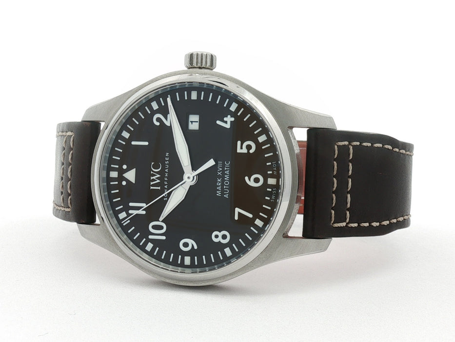 IWC Pilot Mark XVIII Brown Dial 40mm Stainless Steel Automatic IW327003