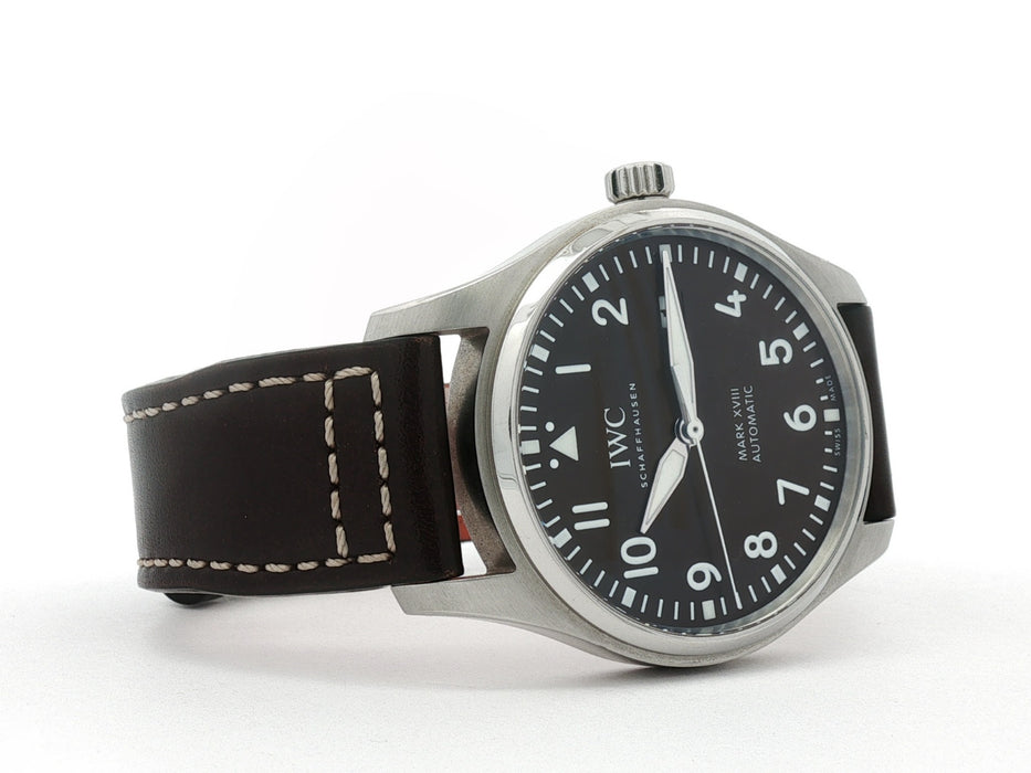 IWC Pilot Mark XVIII Brown Dial 40mm Stainless Steel Automatic IW327003