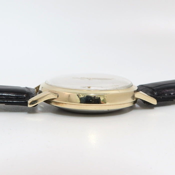 Jaeger-LeCoultre Memovox Automatic Date 10K Gold Filled 37MM Silver Dial 825